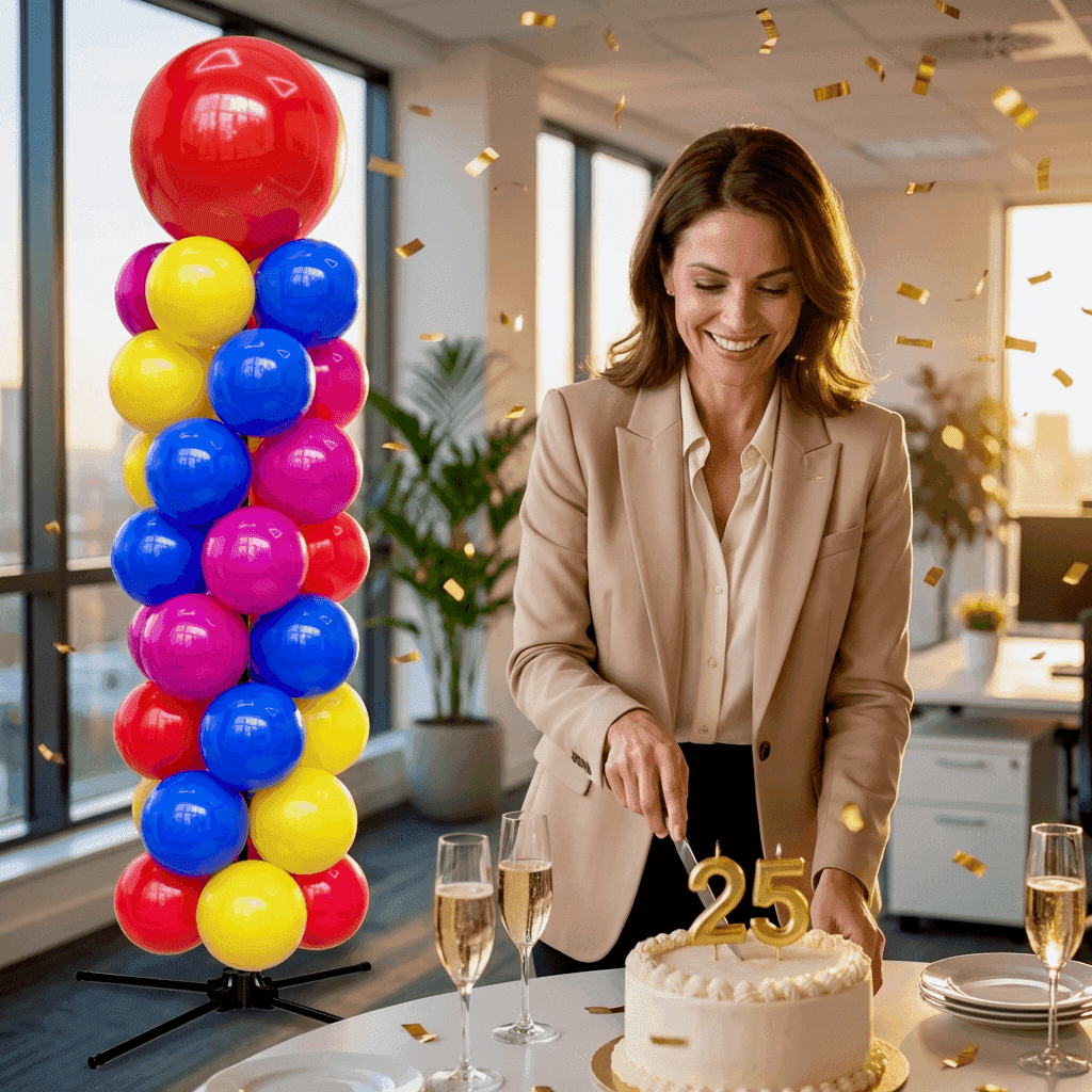 Decoración de globos para aniversario – decoración de eventos PilaMania