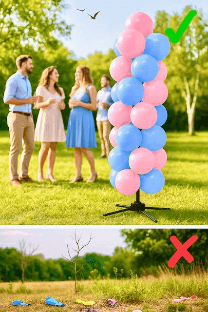 Decoración sostenible de globos – PilaMania reduce el desperdicio de globos